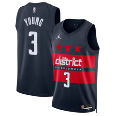 Trae Young Washington Wizards Jordan Brand Unisex Swingman Jersey Statement Edition Navy - NBA