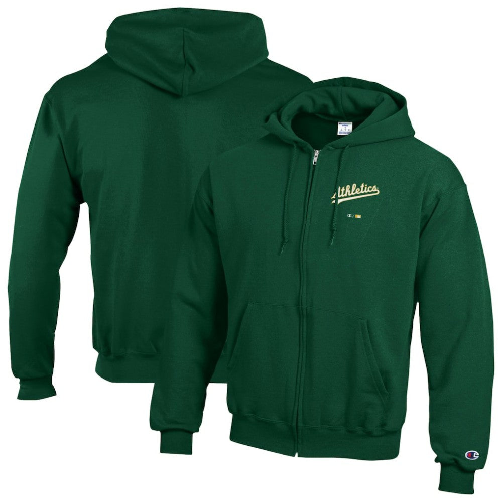 Athletics Champion Eco Powerblend Full-Zip Hoodie - MLB