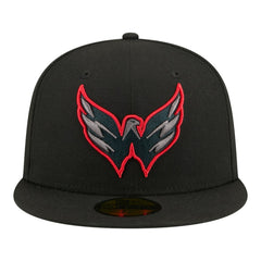 Washington Capitals New Era Color Pop 59FIFTY Fitted Hat - Black - NHL
