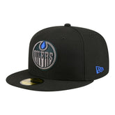 Edmonton Oilers New Era Color Pop 59FIFTY Fitted Hat - Black - NHL