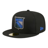New York Rangers New Era Color Pop 59FIFTY Fitted Hat - Black - NHL