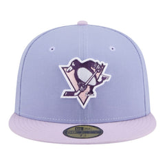 Pittsburgh Penguins New Era Lavender Bloom 59FIFTY Fitted Hat - Light Purple/Purple - NHL