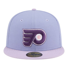 Philadelphia Flyers New Era Lavender Bloom 59FIFTY Fitted Hat - Light Purple/Purple - NHL