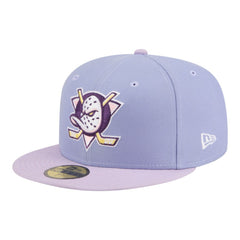 Anaheim Ducks New Era Lavender Bloom 59FIFTY Fitted Hat - Light Purple/Purple - NHL