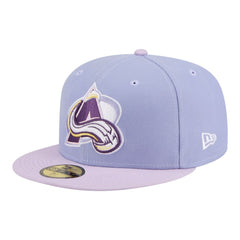 Colorado Avalanche New Era Lavender Bloom 59FIFTY Fitted Hat - Light Purple/Purple - NHL