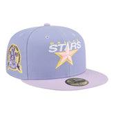 Dallas Stars New Era Lavender Bloom 59FIFTY Fitted Hat - Light Purple/Purple - NHL