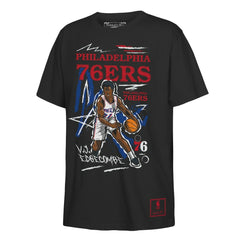 VJ Edgecombe Philadelphia 76ers Outerstuff Youth Chalked Up Player Name & Number T-Shirt Black - NBA