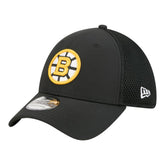 Boston Bruins New Era Logo 39THIRTY Flex Hat - Black - NHL