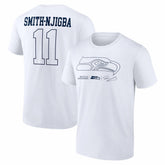 Jaxon Smith-Njigba Seattle Seahawks Tonal Name & Number T-Shirt White | NFL