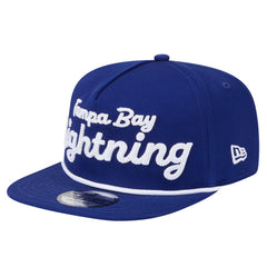 Tampa Bay Lightning New Era Team Text Golfer Adjustable Hat - Blue - NHL