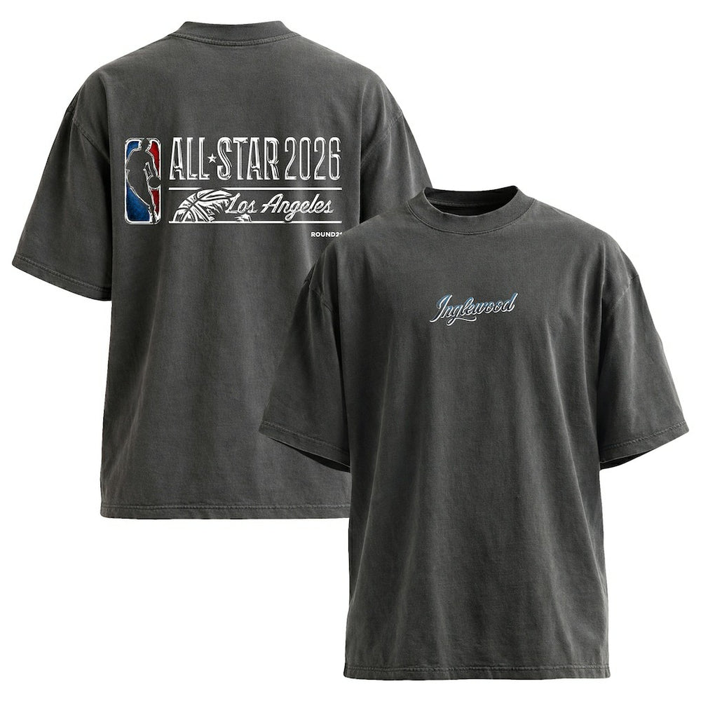 round21 Unisex 2026 NBA All-Star Game Court T-Shirt Gray - NBA