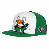Milwaukee Bucks Youth Mascot Snapback Hat Green - NBA
