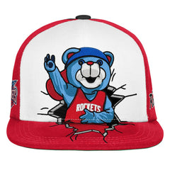 Houston Rockets Youth Mascot Snapback Hat Red - NBA