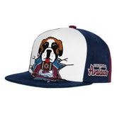 Colorado Avalanche Mitchell & Ness Youth Mascot Snapback Hat - Maroon - NHL