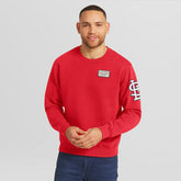 St. Louis Cardinals Darius Rucker Collection by Fanatics Washed Crew Neck Pullover Sweatshirt - MLB