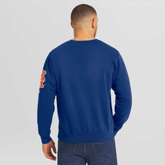 New York Mets Darius Rucker Collection by Fanatics Washed Crew Neck Pullover Sweatshirt - MLB