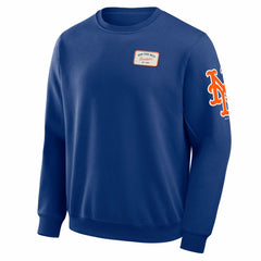 New York Mets Darius Rucker Collection by Fanatics Washed Crew Neck Pullover Sweatshirt - MLB
