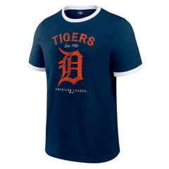 Detroit Tigers Darius Rucker Collection by Fanatics Washed Ringer T-Shirt - MLB