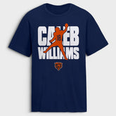 Caleb Williams Chicago Bears Silo T-Shirt Navy | NFL