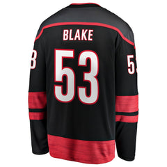 Jackson Blake Carolina Hurricanes Fanatics Home Breakaway Jersey - Black - NHL