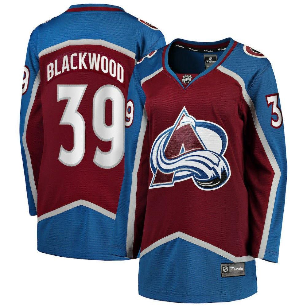 Mackenzie Blackwood Colorado Avalanche Fanatics Women's Home Breakaway Jersey - Burgundy - NHL