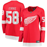 Emmitt Finnie Detroit Red Wings Fanatics Women's Home Breakaway Jersey - Red - NHL
