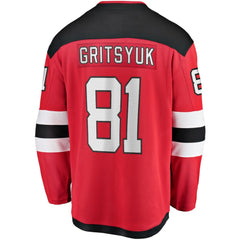 Arseny Gritsyuk New Jersey Devils Fanatics Home Breakaway Jersey - Red - NHL