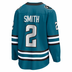 Will Smith San Jose Sharks Fanatics Home Breakaway Jersey - Teal - NHL