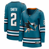 Will Smith San Jose Sharks Fanatics Women's Home Breakaway Jersey - Teal - NHL