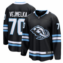 Karel Vejmelka Utah Mammoth Fanatics Home Breakaway Jersey - Black - NHL