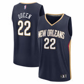 Derik Queen New Orleans Pelicans Fast Break Replica Jersey Icon Edition Navy - NBA