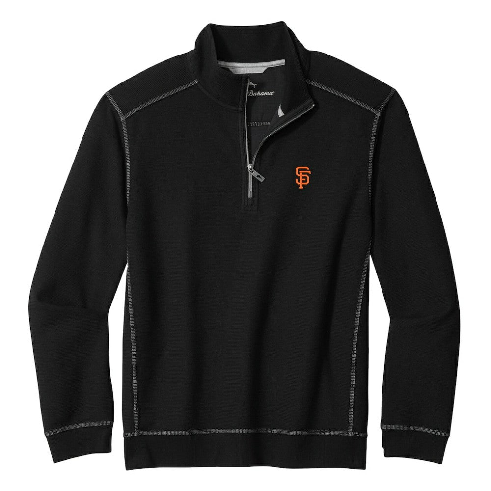 San Francisco Giants Tommy Bahama Montego Bay Half-Zip Sweatshirt - MLB