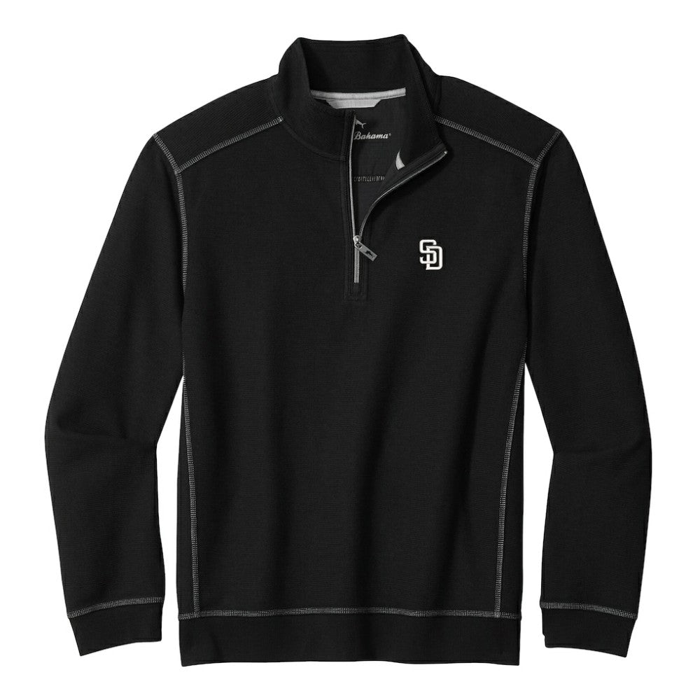 San Diego Padres Tommy Bahama Montego Bay Half-Zip Sweatshirt - MLB