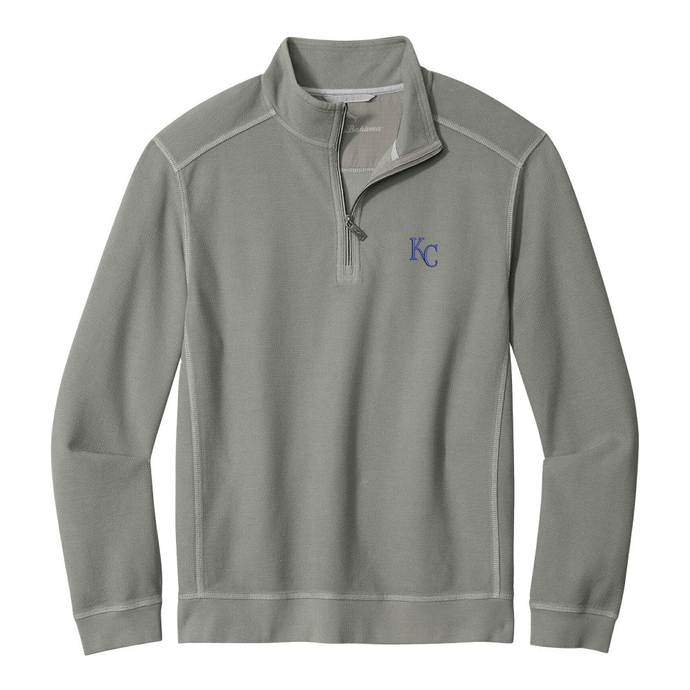 Kansas City Royals Tommy Bahama Montego Bay Half-Zip Sweatshirt - MLB