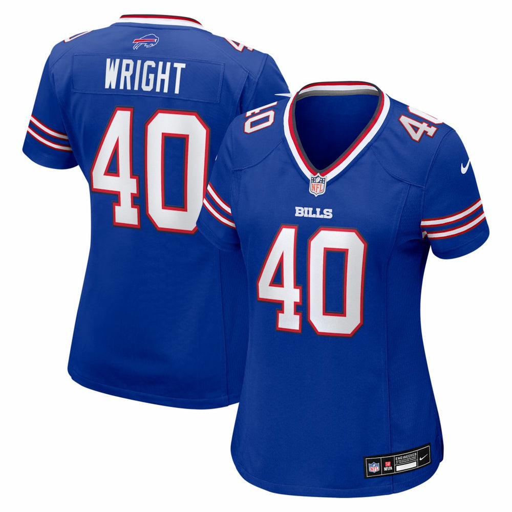 Matthew Wright Buffalo Bills Women's Team Game Jersey Royal | Nike for Sale