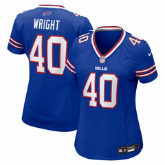 Matthew Wright Buffalo Bills Women's Team Game Jersey Royal | Nike for Sale