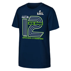 Seattle Seahawks Youth Super Bowl LX Champions Hometown Collection T-Shirt College Navy | Fanatics