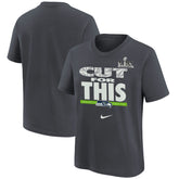Seattle Seahawks Youth Super Bowl LX Champions Parade T-Shirt Charcoal | Nike for Sale