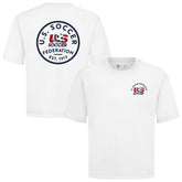 USMNT Levelwear Luxe Signature Knit Transit T-Shirt White - FIFA World CUP