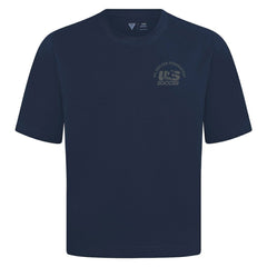USMNT Levelwear Luxe Signature Knit Transit T-Shirt Navy - FIFA World CUP