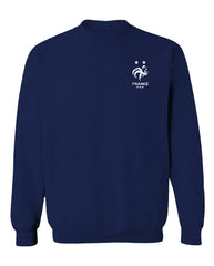 France National Team Vive La Fete Women's Impressions Artwork Sweatshirt Navy - FIFA World CUP