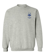 France National Team Vive La Fete Women's Impressions Artwork Sweatshirt Gray - FIFA World CUP