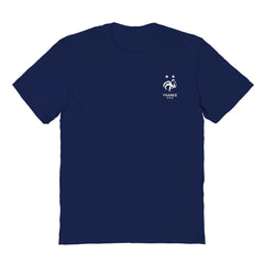 France National Team Vive La Fete Women's Impressions Artwork Fitted T-Shirt Navy - FIFA World CUP