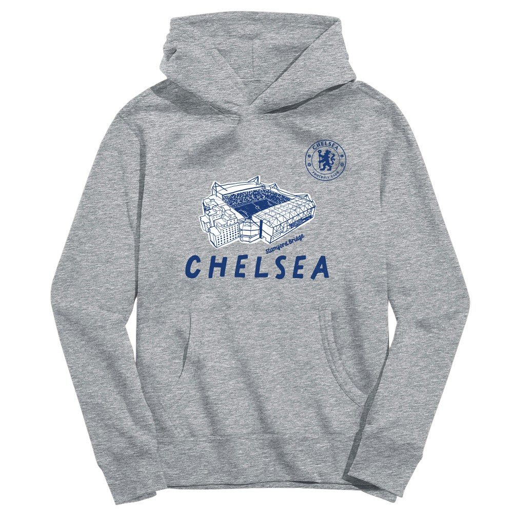 Chelsea Vive La Fete Youth Stadium Style Hoodie Gray - FIFA World CUP