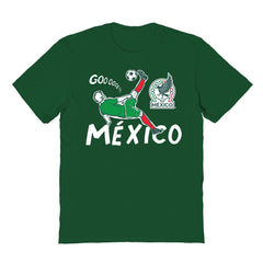 Mexico National Team Vive La Fete Youth Chilena Style T-Shirt Green - FIFA World CUP