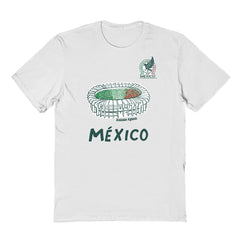 Mexico National Team Vive La Fete Youth Chilena Style T-Shirt White - FIFA World CUP