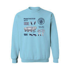 Manchester City Vive La Fete Women's Impressions Icons Sweatshirt Light Blue - FIFA World CUP