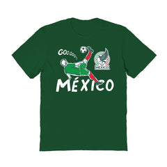 Mexico National Team Vive La Fete Women's Chilena Style T-Shirt Green - FIFA World CUP
