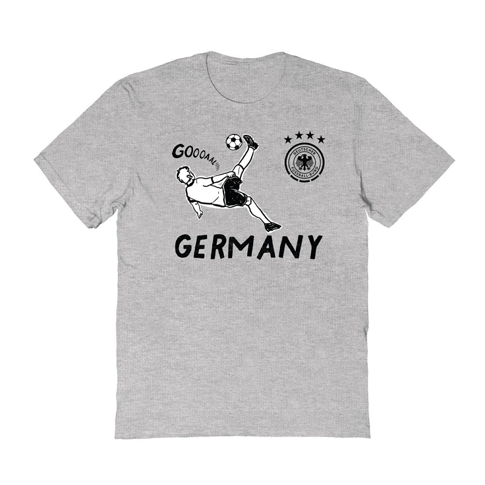 Germany National Team Vive La Fete Women's Chilena Style T-Shirt Gray - FIFA World CUP