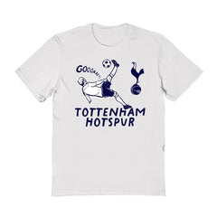 Tottenham Hotspur Vive La Fete Women's Chilena Style T-Shirt White - FIFA World CUP
